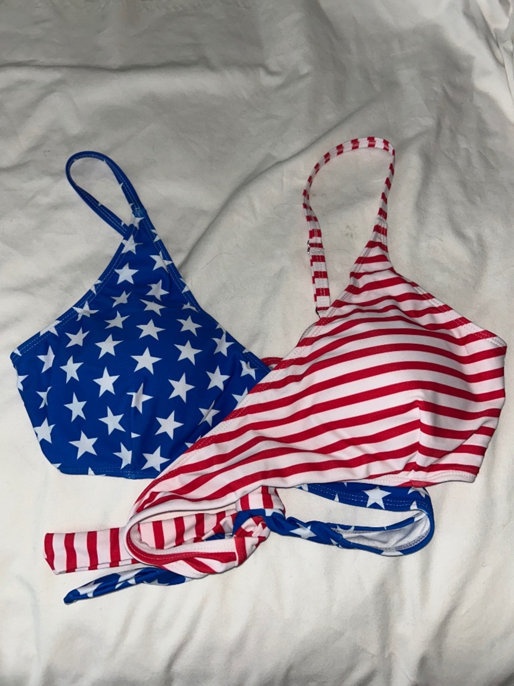 NWT Women's Plus Size American Flag Bikini Swimsuit | Size 2XL